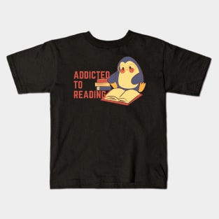 Addicted To Reading Kids T-Shirt